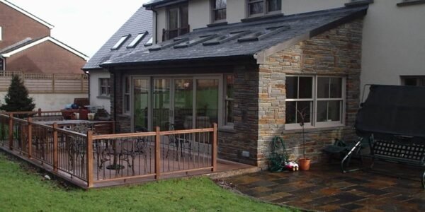 Swansea House Build Stone Work Local Construction