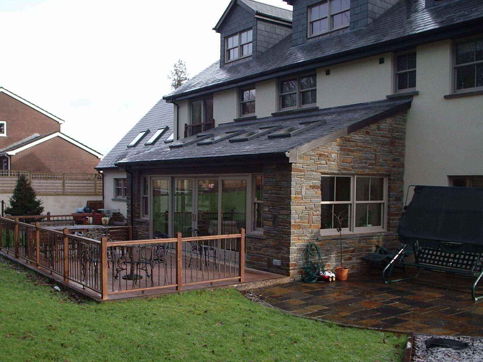 Swansea House Build Stone Work Local Construction